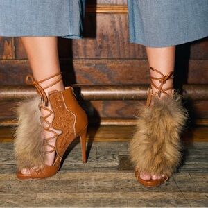 Azalea Wang Fur Sandal